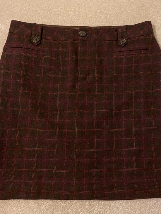 Eddie Bauer Dresses & Skirts - Eddie Bauer Y2K plaid preppy wool blend mini skirt-size 8 NWOT